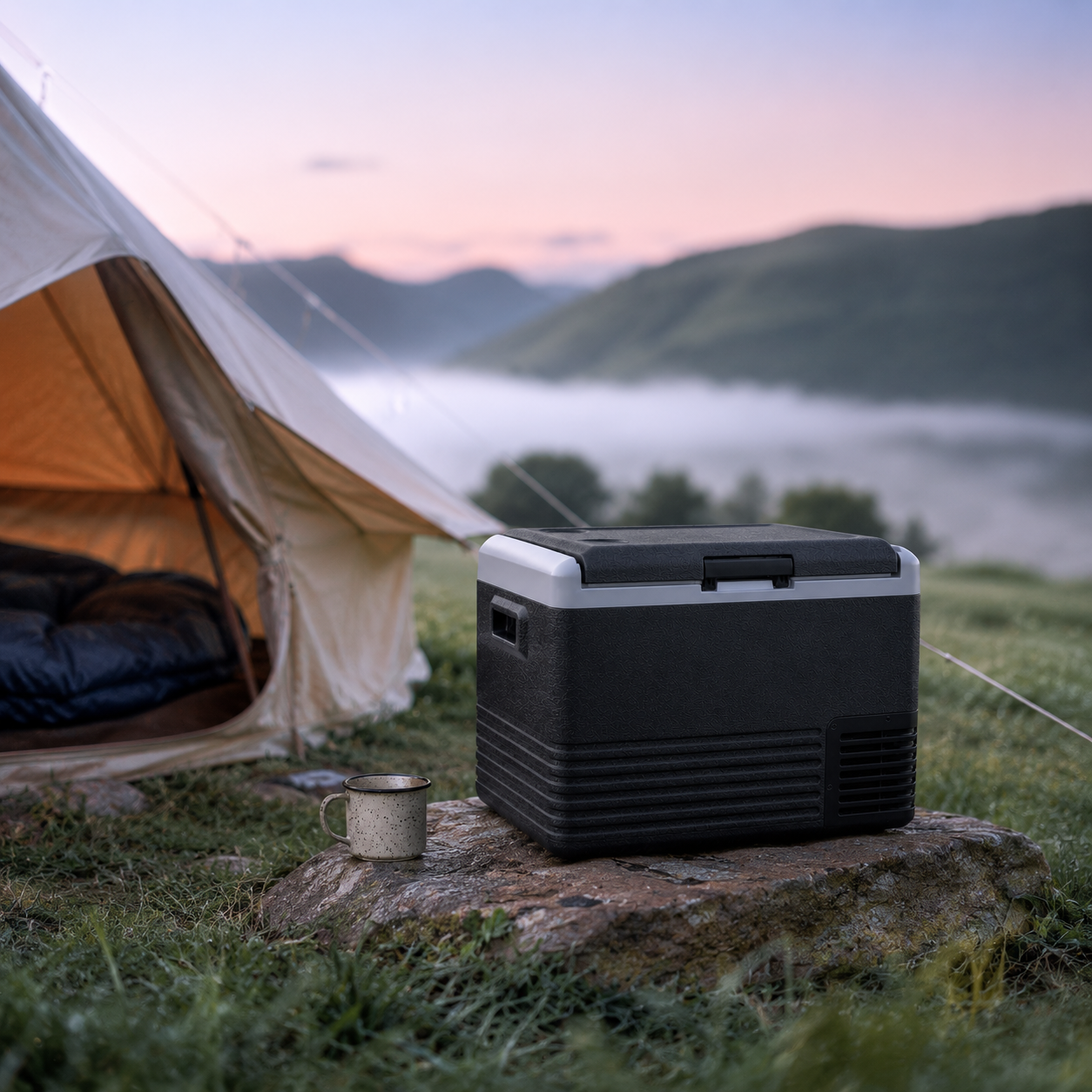 40L Portable Car Fridge Freezer